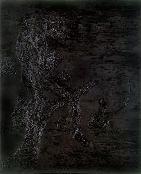 ZU F.G. [Das ist schlimmer], 2006; öl/Leinwand, 160 x 130 cm